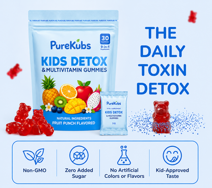 BiteKubs™ Kids Detox & Multivitamin Gummies